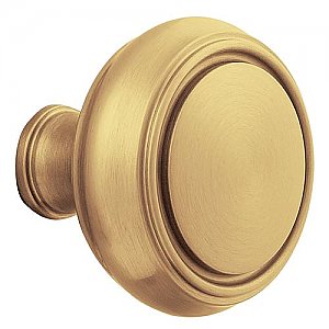 Baldwin 5068033MR Pair of Estate Knobs without Rosettes