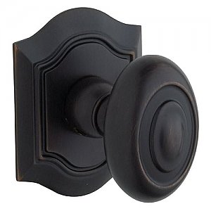 Baldwin 5077102MR Pair of Bethpage Estate Door Knobs without Rosettes