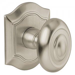 Baldwin 5077150MR Pair of Bethpage Estate Door Knobs without Rosettes