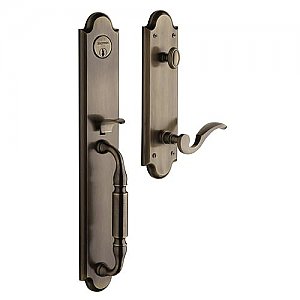 Baldwin 6401050RFD Devonshire Estates Full Dummy Entry Set With Right Handed Dummy 5152 Interior Lever
