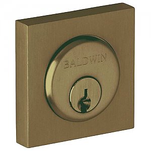 Baldwin 6743050 Contemporary Square Cylinder Trim Collar