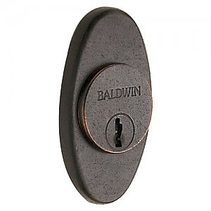 Baldwin 6754412 Oval Decorative Cylinder Trim Collar
