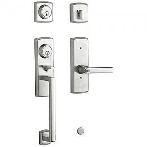 Baldwin 853852642RFD Soho Full Dummy Two Point Sectional Handleset with the Right Handed Soho Interior Lever