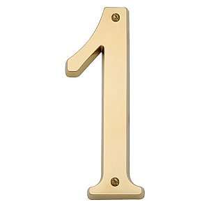 Baldwin 90671003 Solid Brass Residential House Number 1