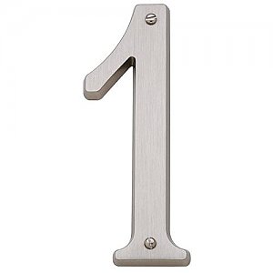Baldwin 90671150 Solid Brass Residential House Number 1