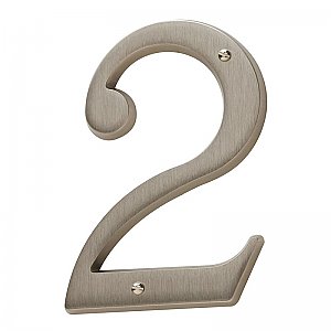 Baldwin 90672150 Solid Brass Residential House Number 2