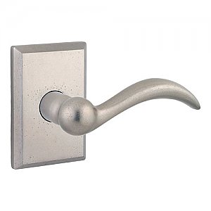 ENARCRRSR492, ENARCRRSR481 Arch Keyed Entry Single Cylinder Leverset with Rustic Square Rose - Right Handed