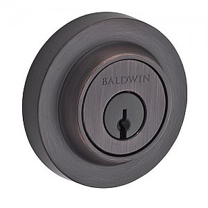 Baldwin SCCRD112 Contemporary Round Keyed Entry Single Cylinder Deadbolt