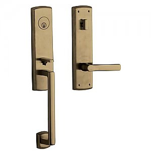 Baldwin M516050RENT Soho Right Hand Single Cylinder Mortise Entrance Handleset Trim Set with 5485 Lever