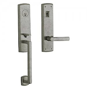 Baldwin M516452RENT Soho Right Hand Single Cylinder Mortise Entrance Handleset Trim Set with 5485 Lever