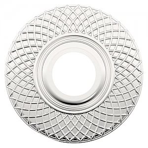 Baldwin R004260PV Pair of Estate Rosettes for Privacy Functions