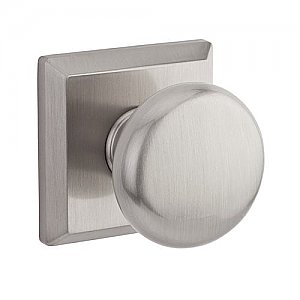 Baldwin HDROUTSR150 Round Single Dummy Knob with Traditional Square Rose