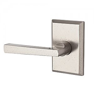 Baldwin HDTAPLRSR492 Taper Single Dummy Lever with Rustic Square Rose - Left Handed