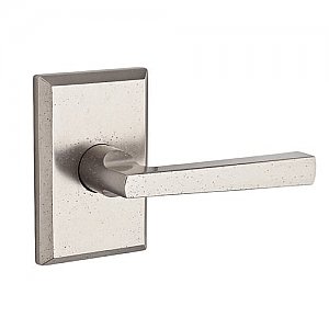 Baldwin HDTAPRRSR492 Taper Single Dummy Lever with Rustic Square Rose - Right Handed
