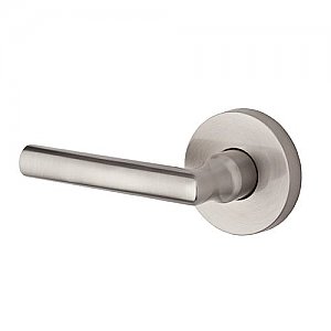 Baldwin HDTUBLCRR150 Tube Single Dummy Lever with Contemporary Round Rose - Left Handed