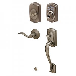 Schlage FE365CAM620ACCRH Camelot Right Handed Electronic Handleset