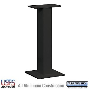 Salsbury 3395BLK Replacement Pedestal for CBU #3308 and CBU #3312