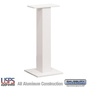 Salsbury 3395WHT Replacement Pedestal for CBU #3308 and CBU #3312