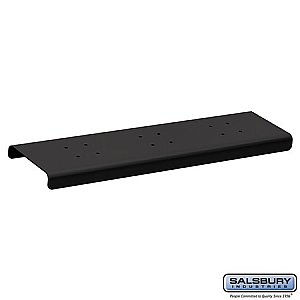 Salsbury 4382BLK Spreader 2 Wide for Roadside Mailbox and Mail Chest