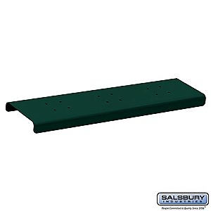 Salsbury 4382GRN Spreader 2 Wide for Roadside Mailbox and Mail Chest