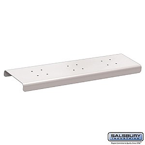 Salsbury 4382WHT Spreader 2 Wide for Roadside Mailbox and Mail Chest