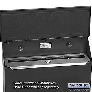 Salsbury 4611 Security Kit Option for Traditional Mailbox Horizontal Style with 2 Keys- Alt View 1