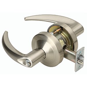 Schlage ND91BOME619 Omega Commercial Heavy Duty Vandlgard Keyed Entrance/Office Door Lever Set Less Small Format Core