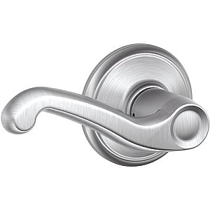 Schlage S210FLA626LH Flair Left Handed Commercial Single Locking Interconnected Entrance Deadbolt and Latch Door Lever Set