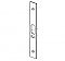 Von Duprin 970872 Brass Scalp Plate for 7500 Series Standard Mortise Exit Device Lock