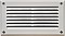 Dabmar Lighting DSL1000 Recessed Louvered Brick/Step/Wall Light in White