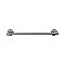 Top Knobs ED10APF Edwardian Bath Towel Bar 30 In. Single - Rope Backplate in Antique Pewter