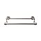 Top Knobs ED11APB Edwardian Bath Towel Bar 30 Inch Double - Hex Backplate in Antique Pewter