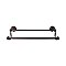 Top Knobs ED11ORBB Edwardian Bath Towel Bar 30 Inch Double - Hex Backplate in Oil Rubbed Bronze