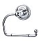 Top Knobs ED4PCF Edwardian Bath Tissue Hook Rope Backplate in Polished Chrome
