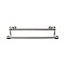 Top Knobs ED9BSNC Edwardian Bath Towel Bar 24 In. Double - Oval Backplate in Brushed Satin Nickel