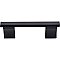 Top Knobs M1093 Wellington Bar Pull 3 Inch Center to Center in Flat Black