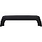 Top Knobs M1174 Tapered Bar Pull 5 1/16 Inch Center to Center in Flat Black
