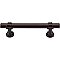 Top Knobs M1197 Bit Pull 3 3/4 Inch Center to Center in Oil Rubbed Bronze