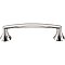 Top Knobs M1292 Rue Pull 3 3/4 Inch Center to Center in Brushed Satin Nickel