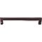 Top Knobs M1373 Aspen Flat Sided Pull 9 Inch Center to Center in Mahogany Bronze