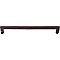 Top Knobs M1378 Aspen Flat Sided Pull 12 Inch Center to Center in Mahogany Bronze