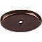 Top Knobs M1443 Aspen Oval Backplate 1 3/4 Inch in Mahogany Bronze