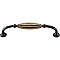 Top Knobs M146 Tuscany Small D-Pull 5 1/16 Inch Center to Center in Dark Antique Brass