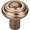 Top Knobs M1471 Aspen Button Knob 1 1/4 Inch in Light Bronze