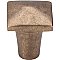 Top Knobs M1511 Aspen Square Knob 7/8 Inch in Light Bronze