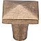 Top Knobs M1516 Aspen Square Knob 1 1/4 Inch in Light Bronze