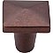 Top Knobs M1518 Aspen Square Knob 1 1/4 Inch in Mahogany Bronze