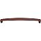 Top Knobs M1817 Channel Appliance Pull 12 Inch Center to Center in True Rust