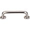 Top Knobs M1987 Aspen II Rounded Pull 4 Inch Center to Center in Brushed Satin Nickel