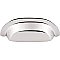 Top Knobs M2004 Aspen II Cup Pull 3 Inch Center to Center in Polished Nickel